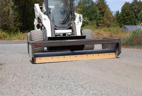 slope grading with skid steer|grading bar for skid steer.